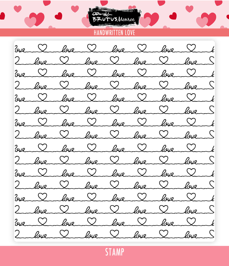Handwritten Love | 6x6 Stamp Set