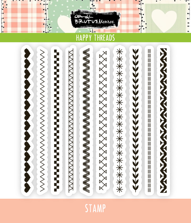 Happy Threads | 4x4 Stamp Set