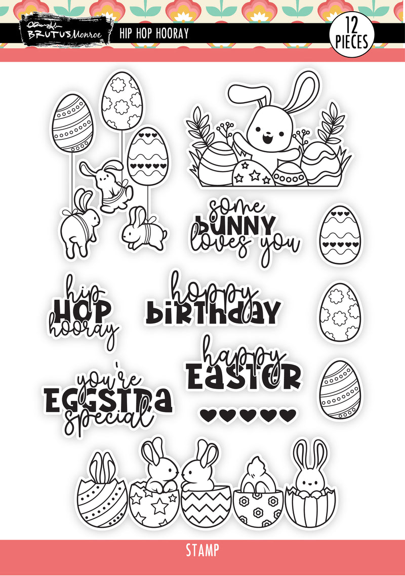 Hip Hop Hooray | 6x8 Stamp Set