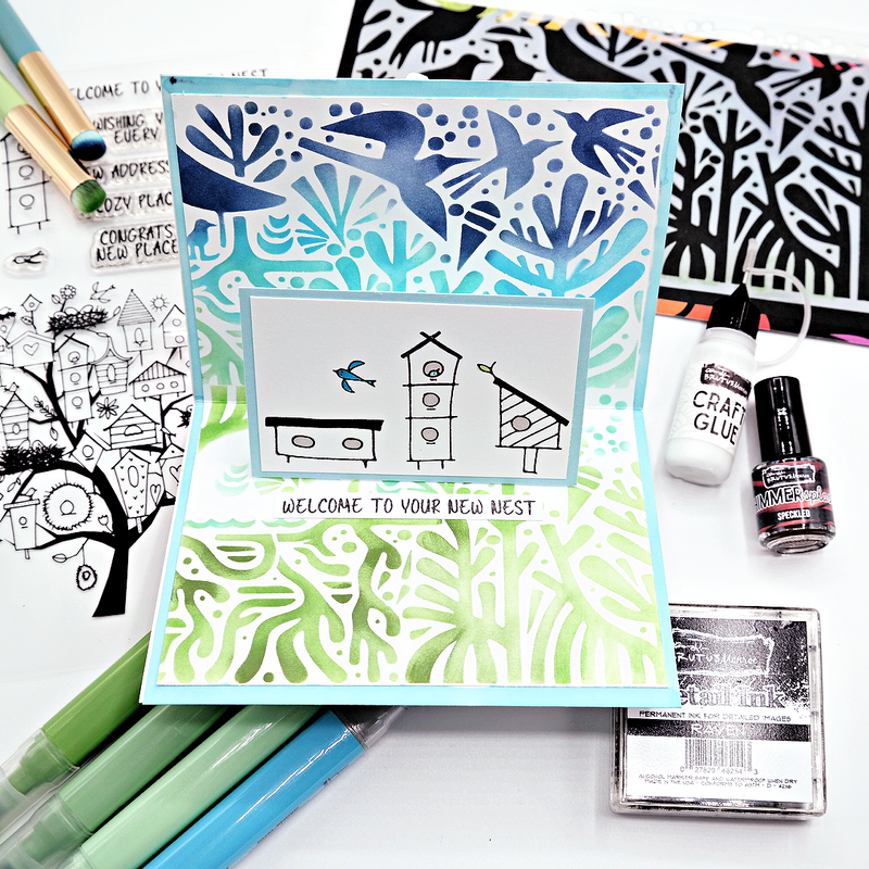 Home Tweet Home Pop-Up Card Tutorial Download