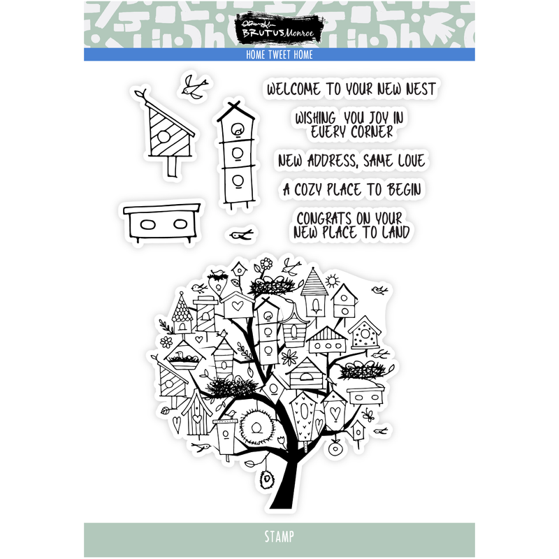 Home Tweet Home | 6x8 Stamp Set