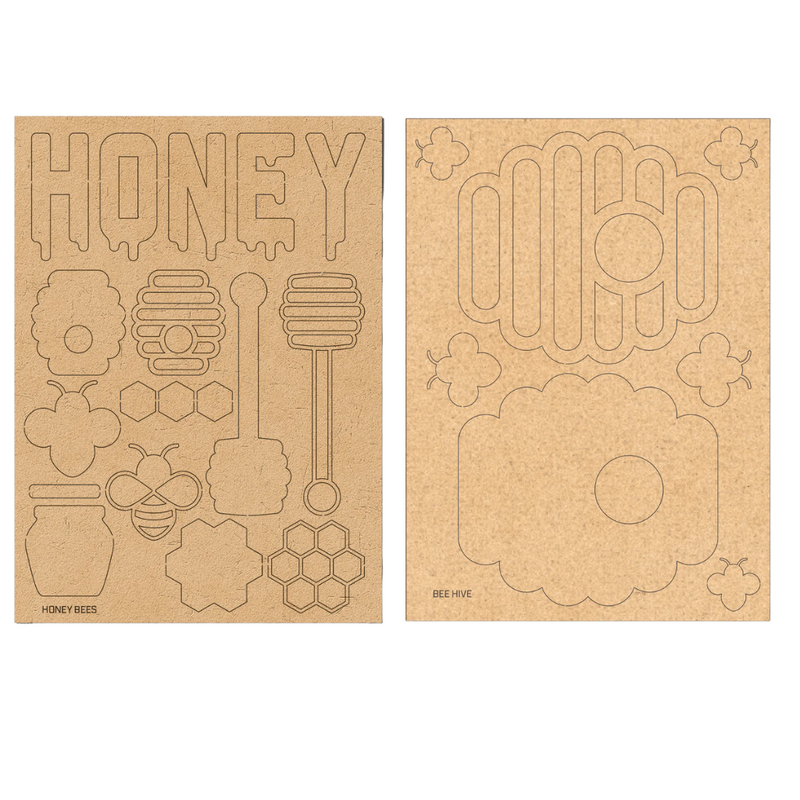 Honey Bee | Chipboard Bundle