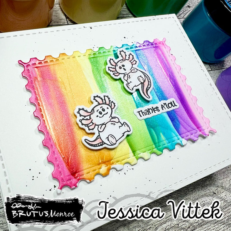 Axolotls | 2x3 Stamp