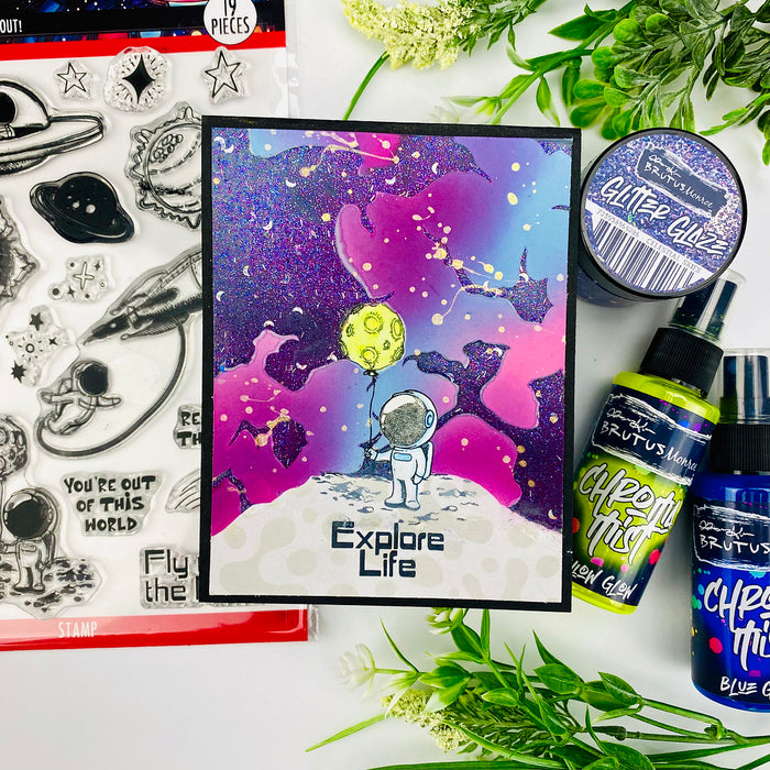 Spaced Out! 6x8 Stamp Set