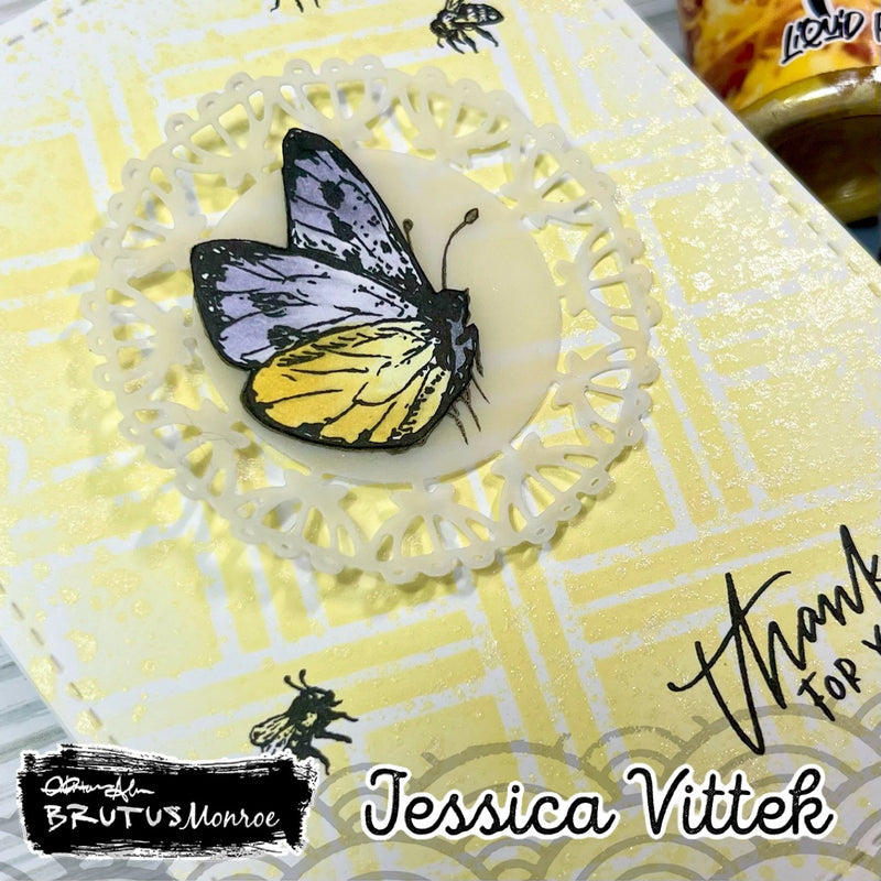 Mosaic Butterfly | 4x6 Stamp