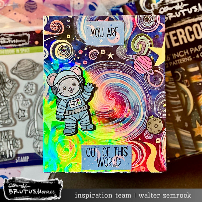 Theodore in Space | 4x4 Stamp Set