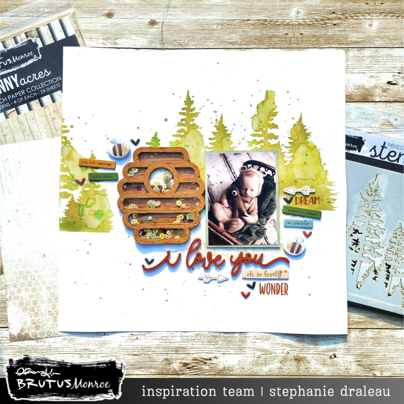 Hundred Acres | Mixed Media Stencil