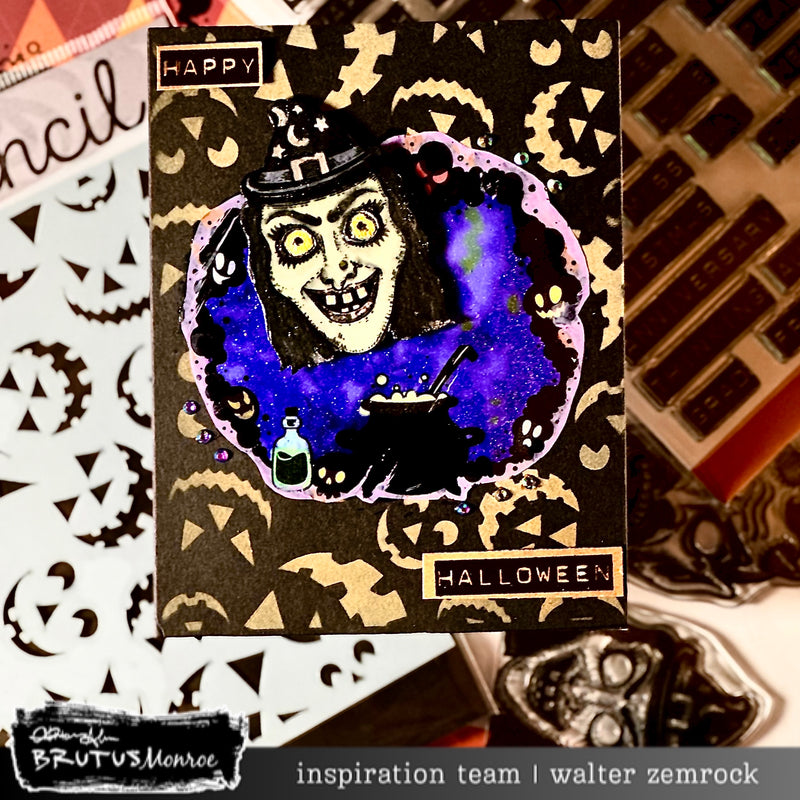 Sinister Smiles | 6x6 Stamp Set