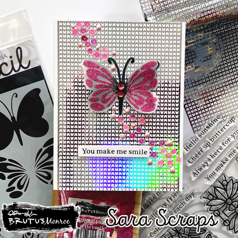 Build a Butterfly |  Mixed Media Stencil