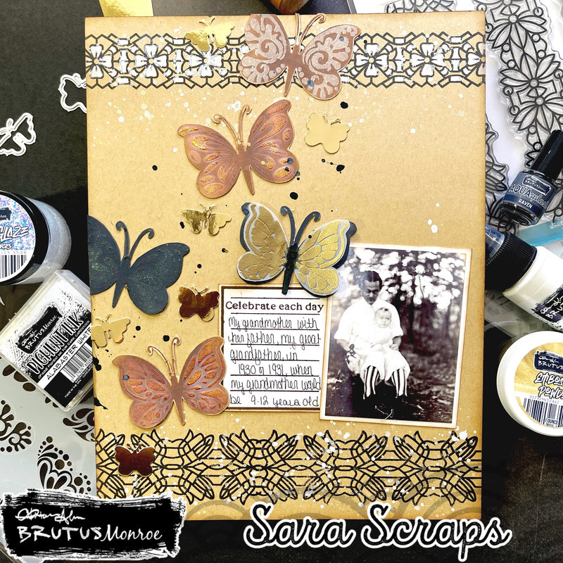 Build a Butterfly |  Mixed Media Stencil
