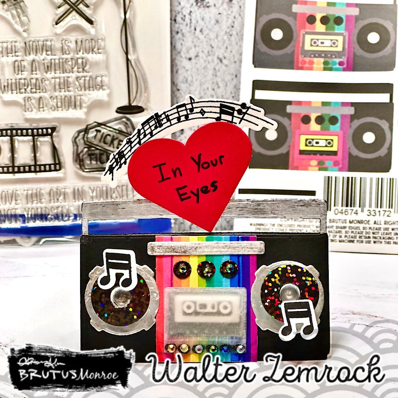 Rainbow Boombox | Cutting Die