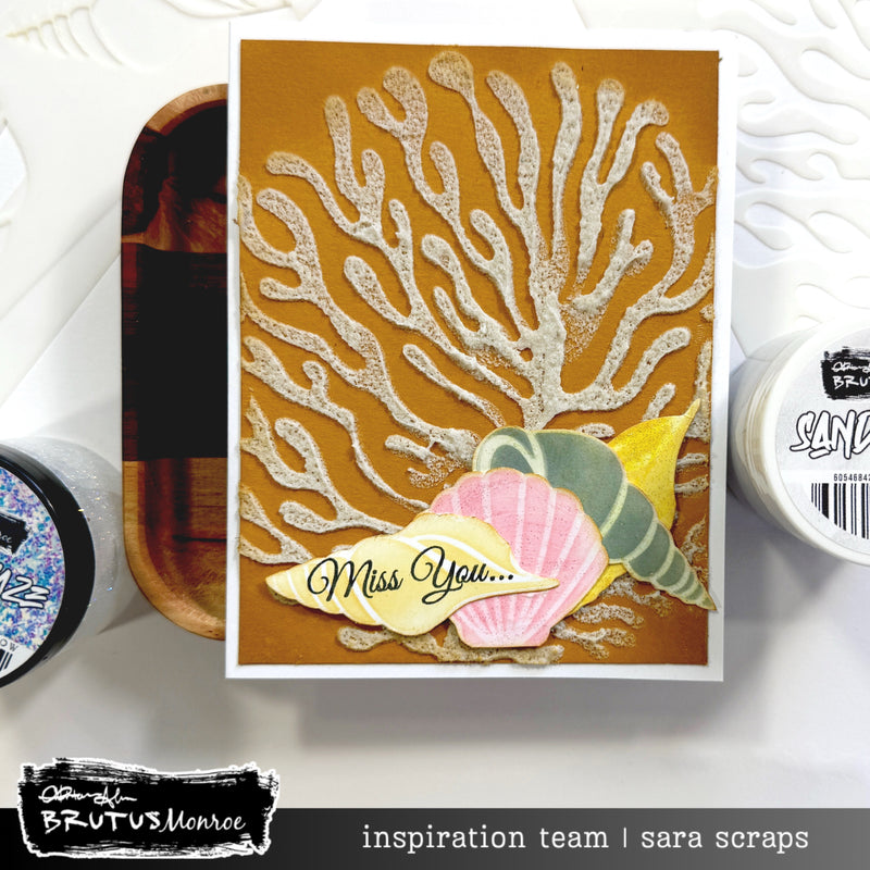 Coral | Mixed Media Stencil