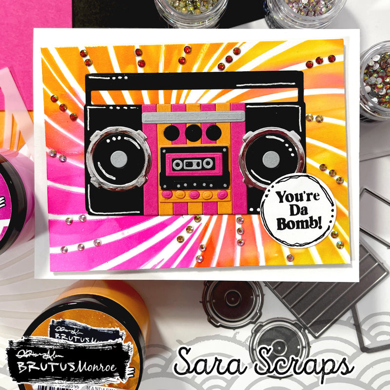 Rainbow Boombox | Cutting Die