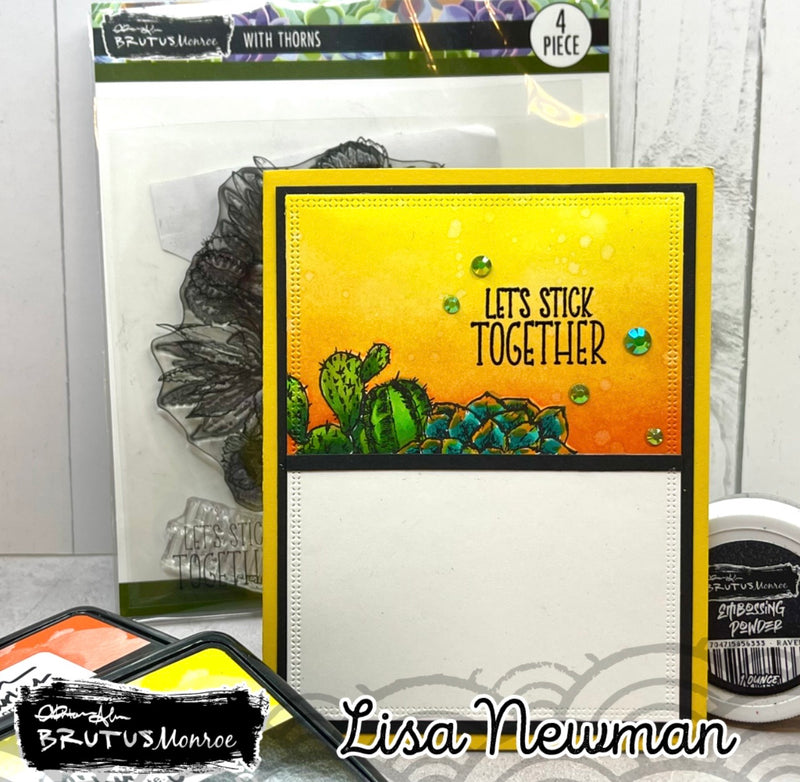 With Thorns | 6x6 Stamp