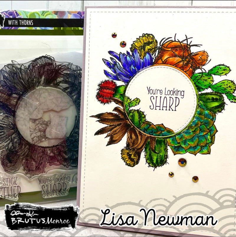 With Thorns | 6x6 Stamp