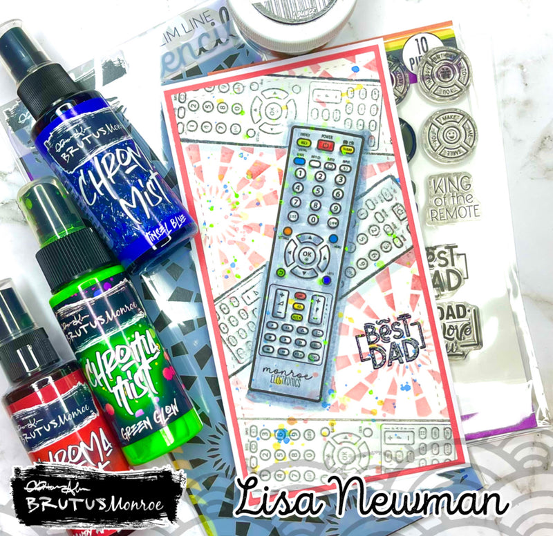 Retro Kaleidoscope | Slimline Stencil