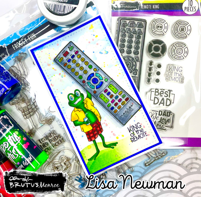 Remote King | 4x6 Stamp