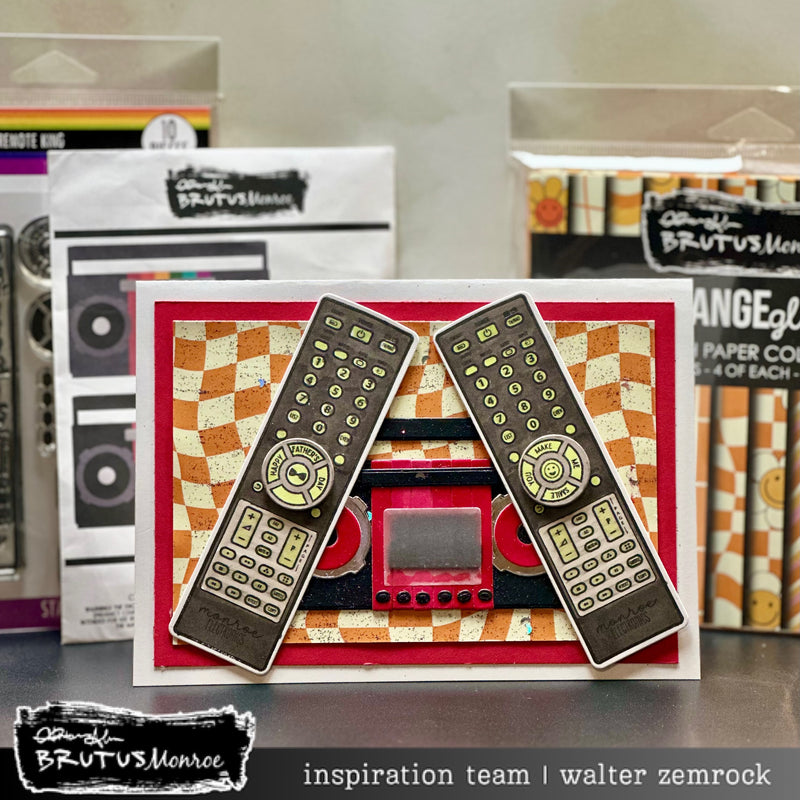 Remote King | 4x6 Stamp