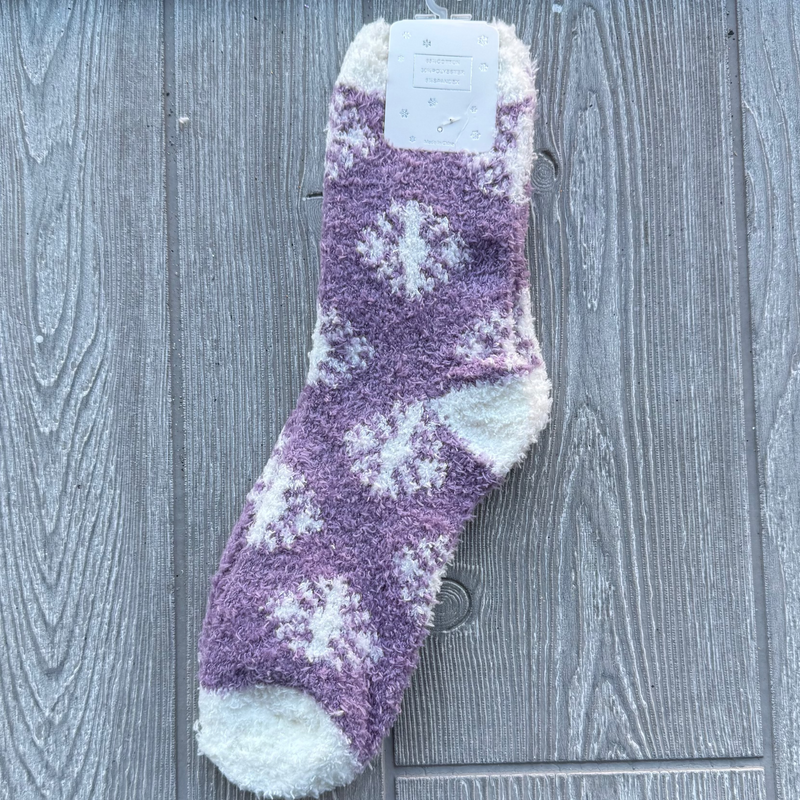 Cozy SnowFlake Design Winter Socks
