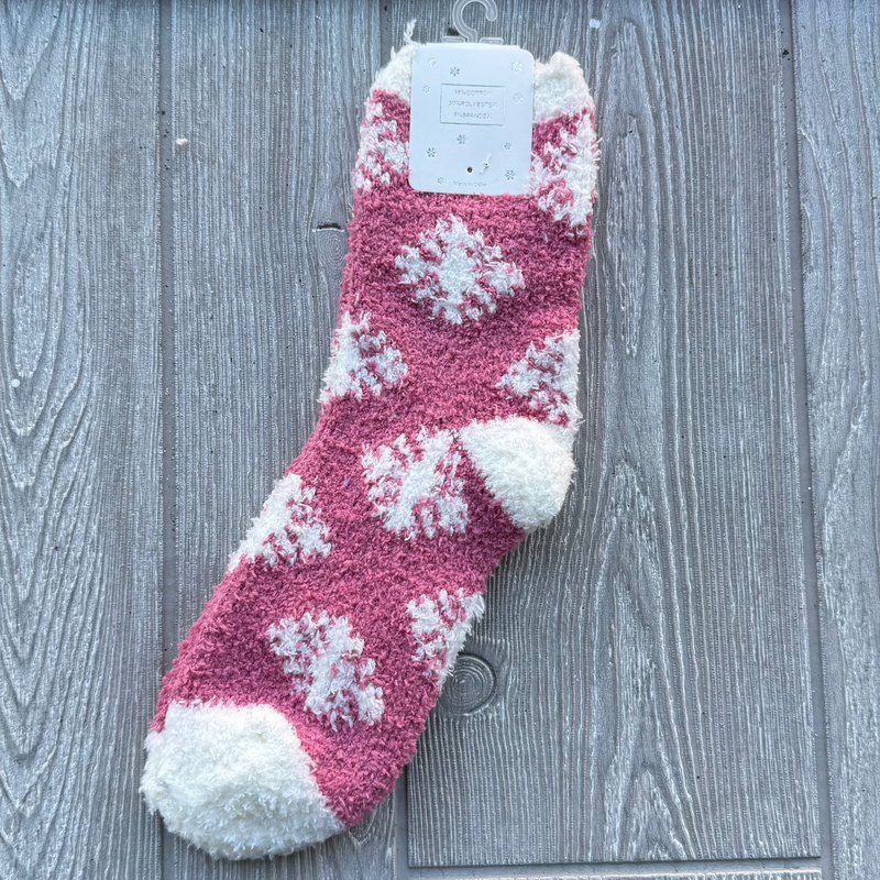Cozy SnowFlake Design Winter Socks