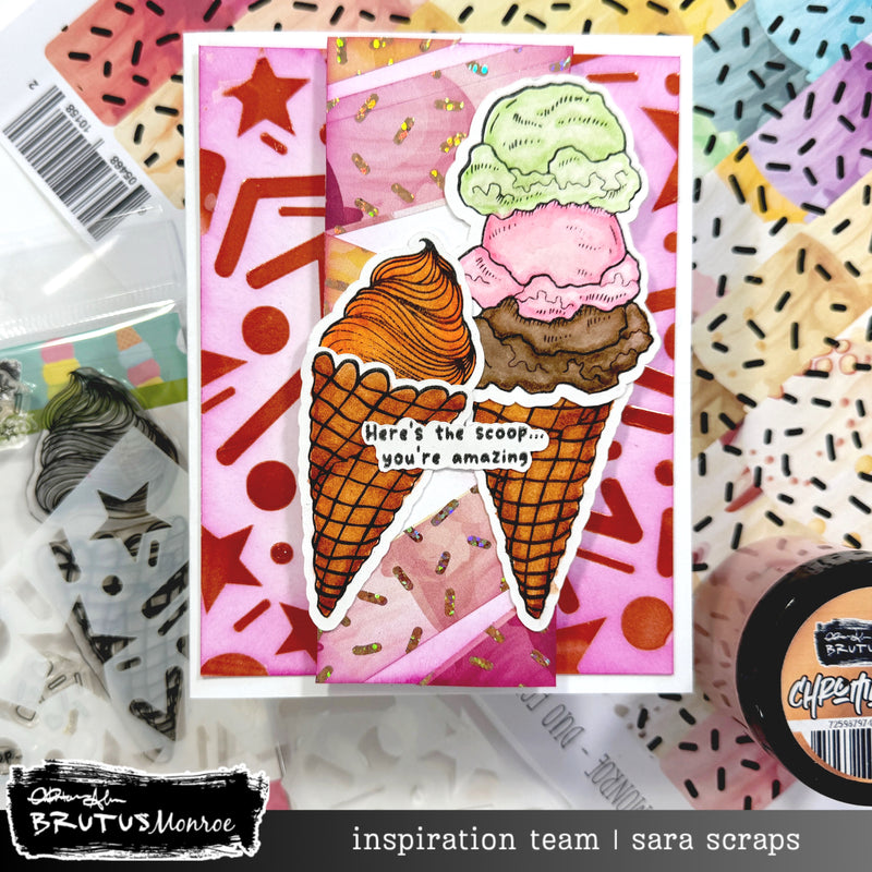 A Scoop of Kindness | 4x4 Stamp