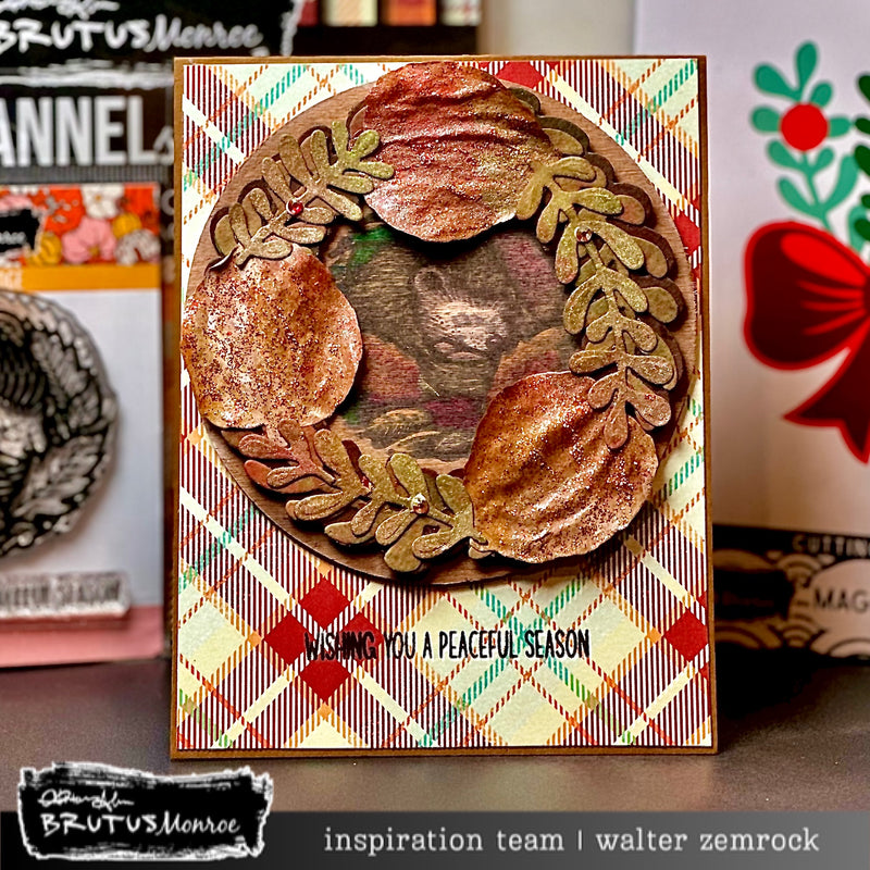 Peaceful Hedge | 3x3 Stamp Set