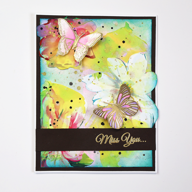 Butterfly Sentiments | 4x6 Stamp