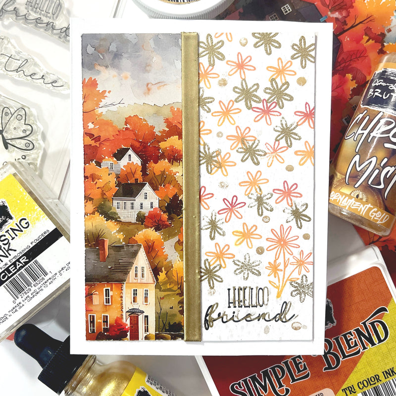 Inspirational Wreath | 6x8 Stamp Set