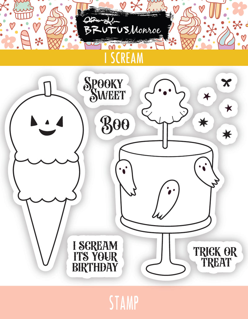 I Scream | 3x3 Stamp