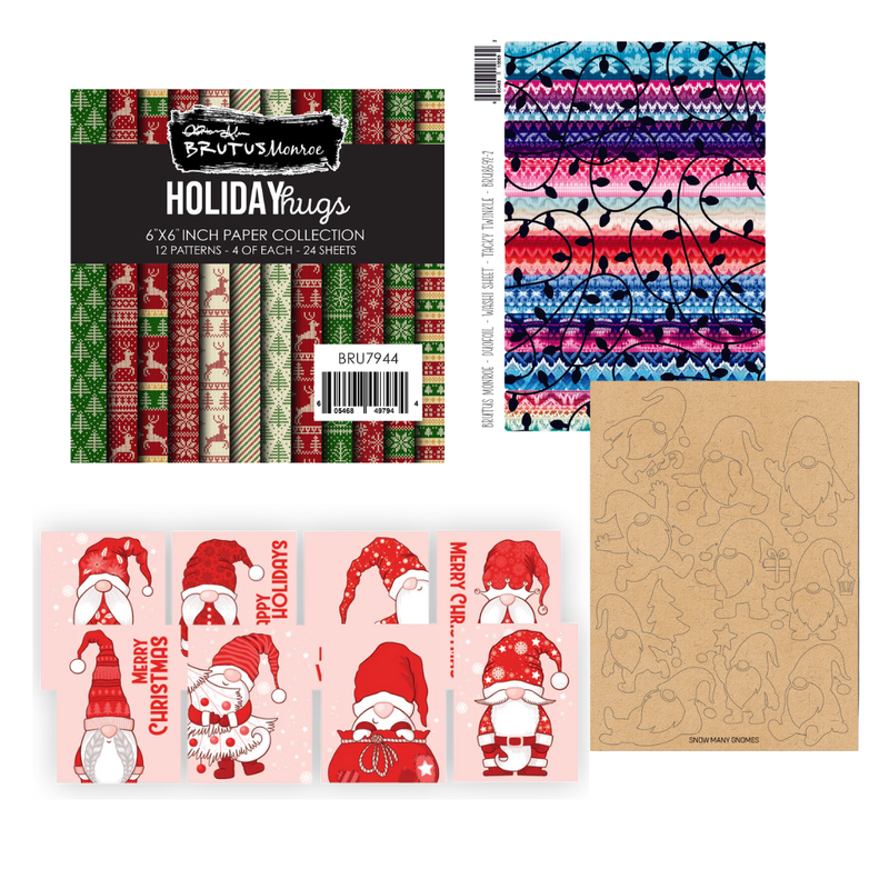 I'll Be Gnome For Christmas Paper Pack Bundle