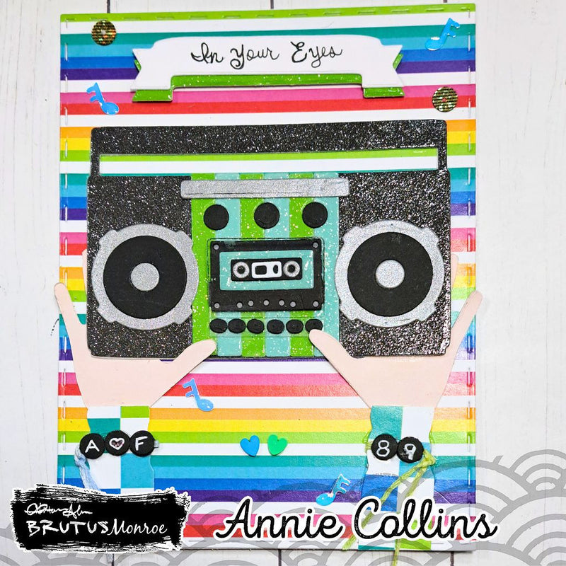 Rainbow Boombox | Cutting Die