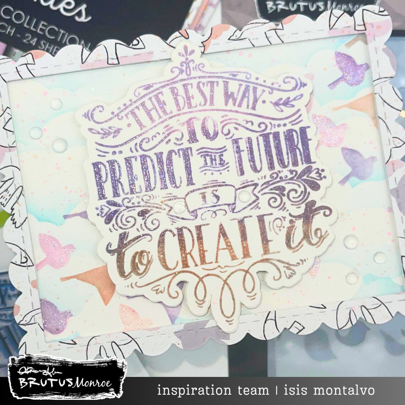 Bird on a Wire | Coordinating Mixed Media Layering Stencil