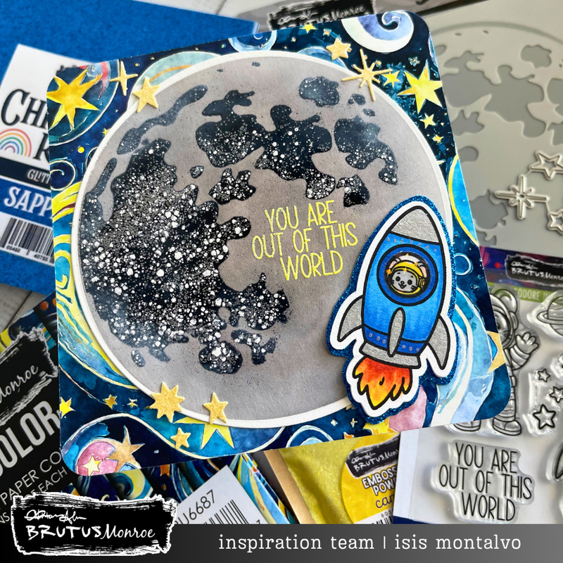 Theodore in Space | 4x4 Stamp Set