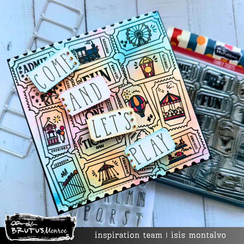 Family Tickets | 6x6 Stamp Set