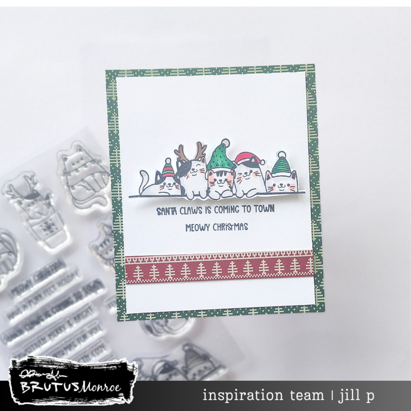 Meowy Christmas | 4x6 Stamp Set