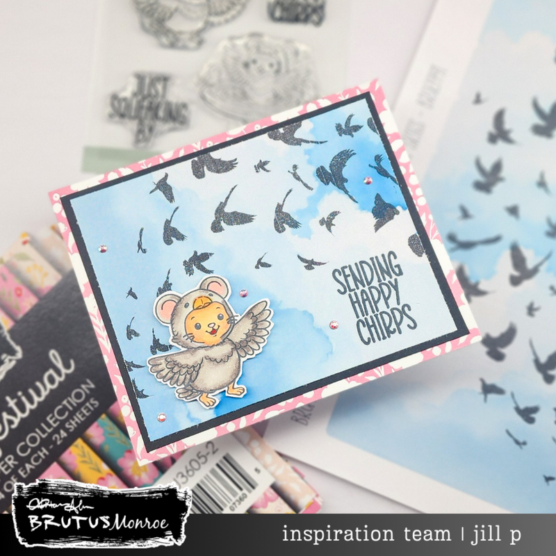 Theodore's Flight | 4x4 Stamp Set