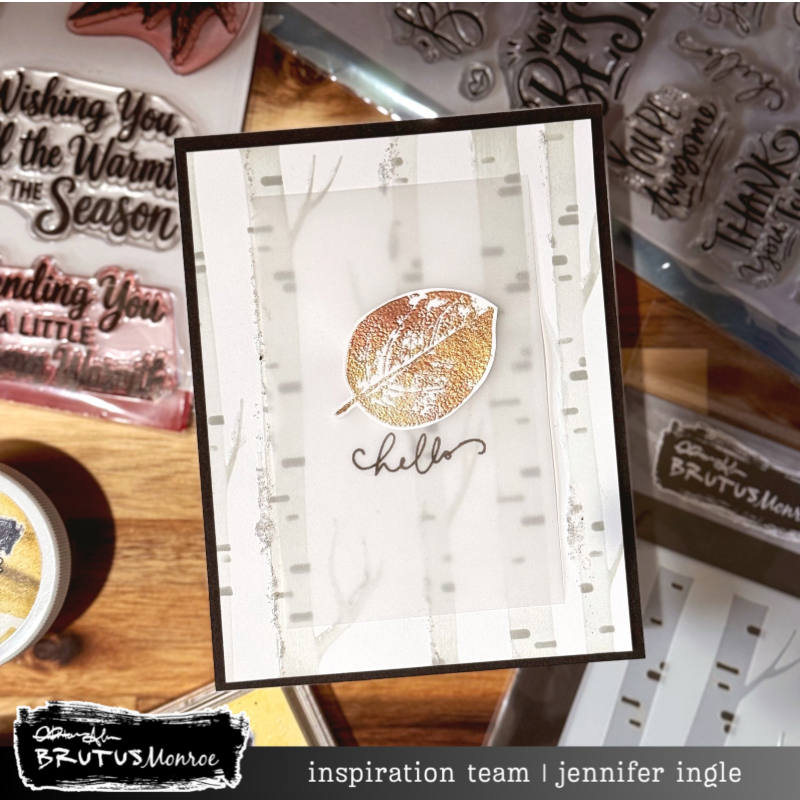 Birchwood | Mixed Media Layering Stencil