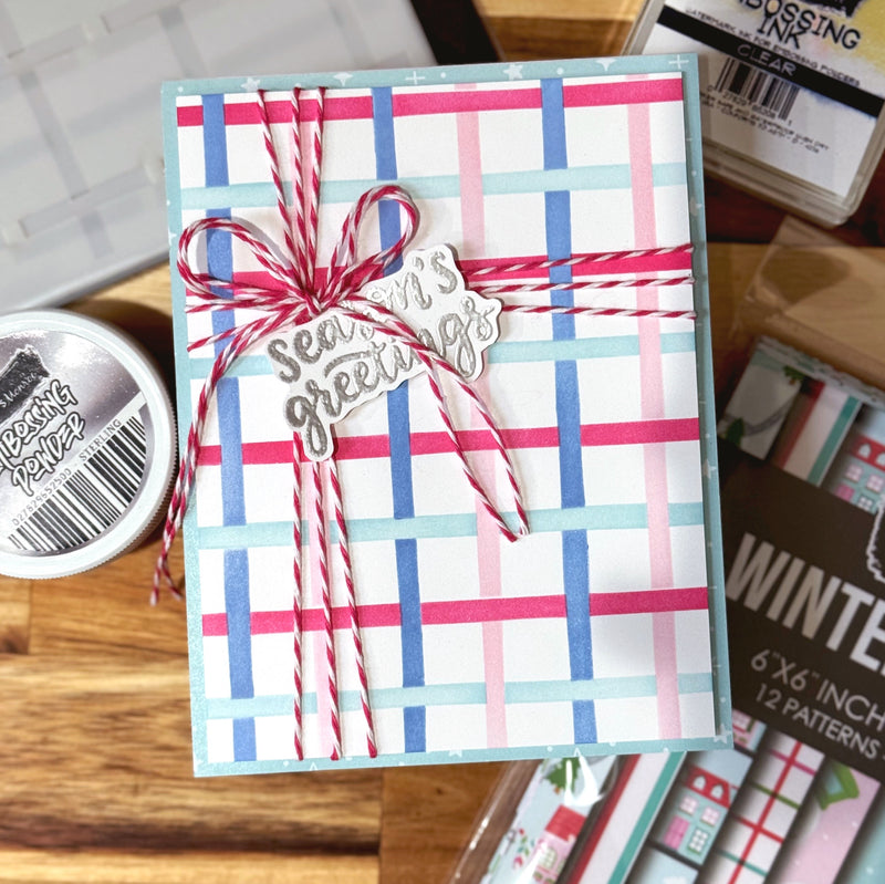 Gift Wrap | Mixed Media Layering Stencil