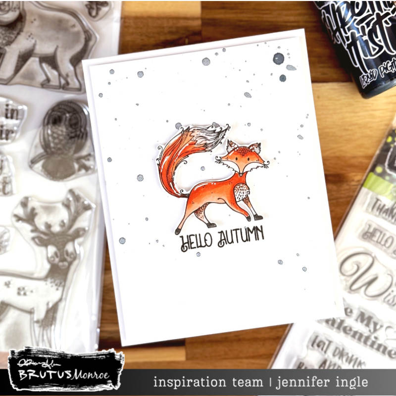 Autumn Animals | 6x8 Stamp Set