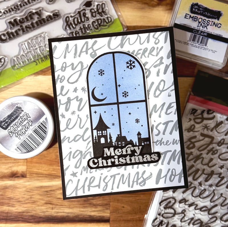 Merry Words | 6x6 Stamp Set