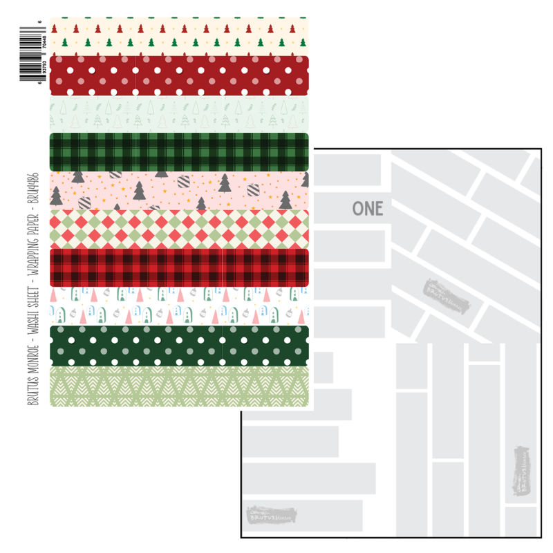 ‍Wrapping Paper Washi Sheet & Washi Map Combo (100% off)