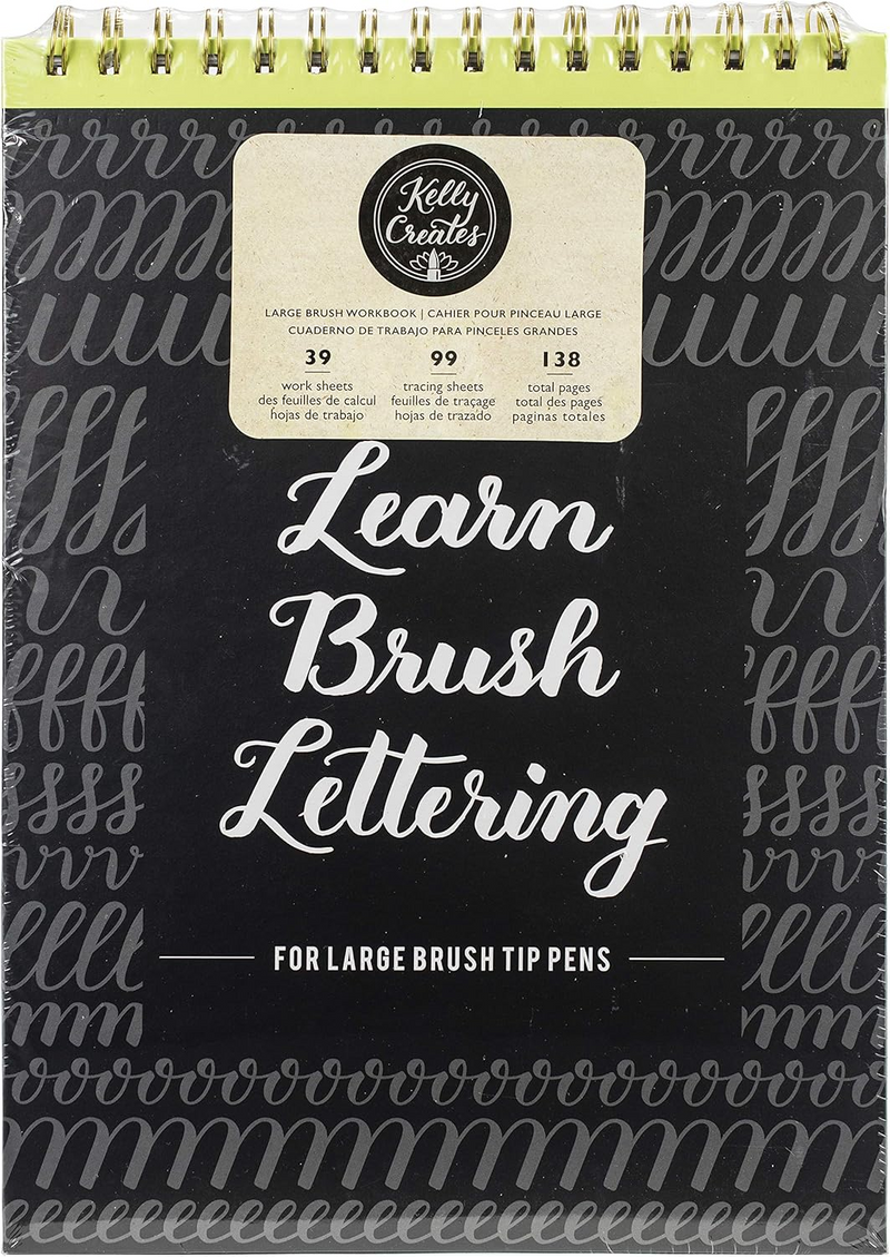 Learn Brush Lettering | Large Brush Workbook