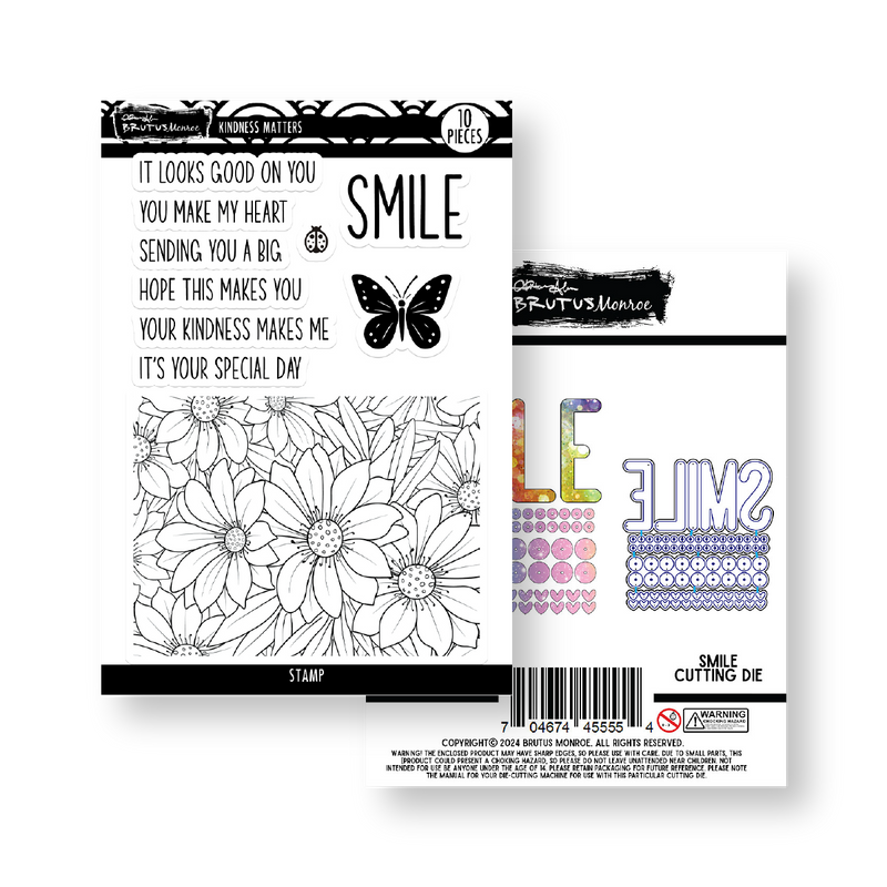 Kindness Matters & Smile | Stamp & Coordinating Die