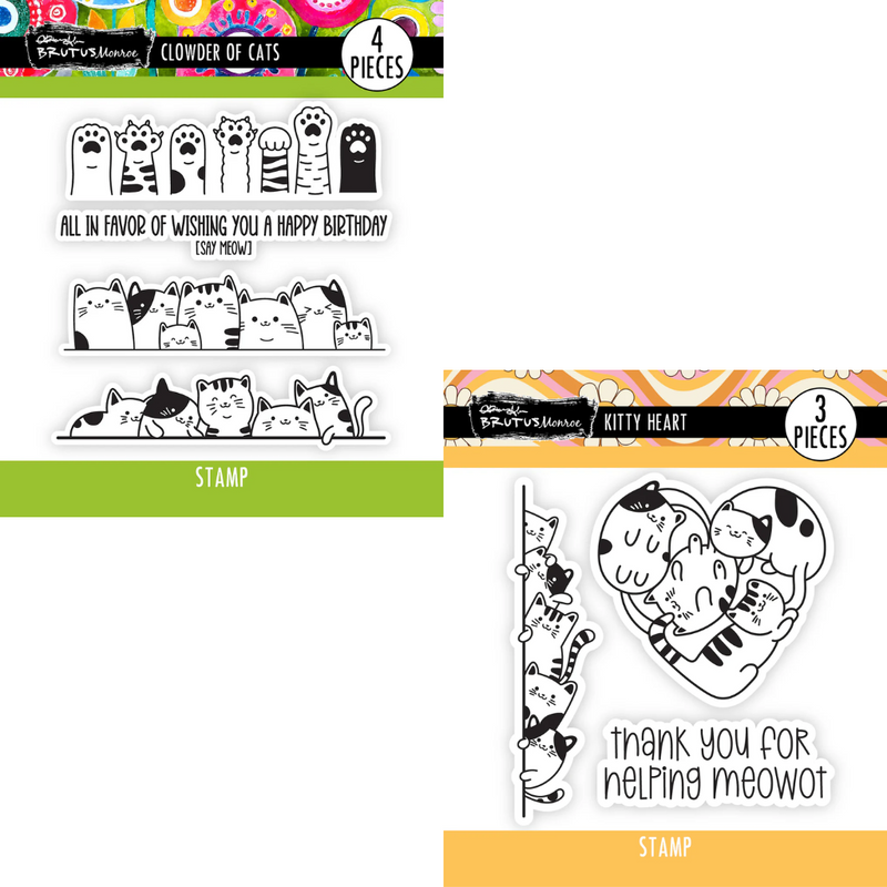 Clowder of Cats & Kitty Heart | Coordinating Products