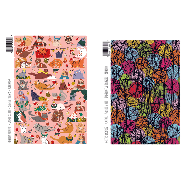 Kitty Christmas Washi Bundle