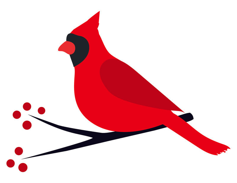 Cardinal Wings | A2 Layering  Stencil