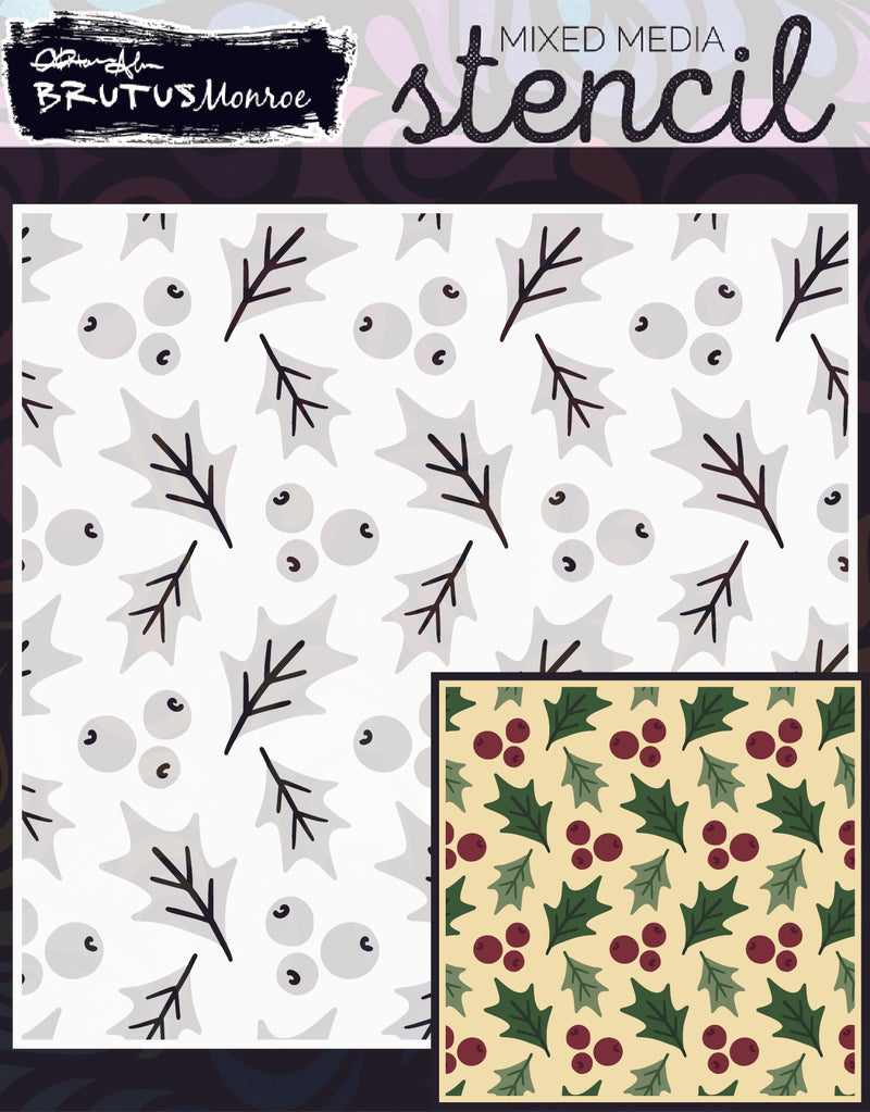 Holly | Mixed Media Layering Stencil