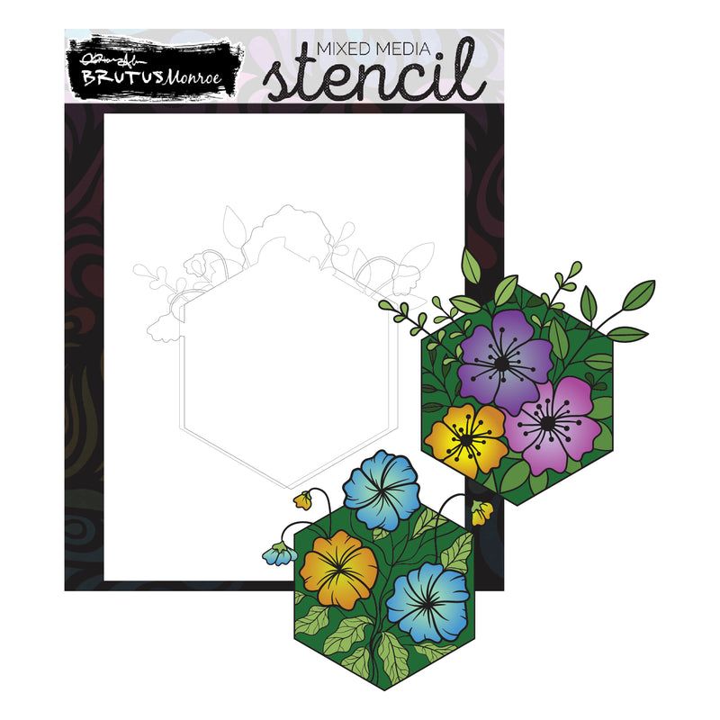 Shaped Flowers | A2 Coordinating Layering Stencil