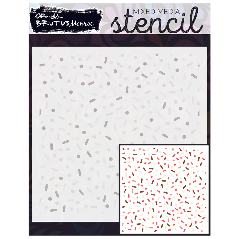 Sprinkles | Mixed Media Layering Stencil