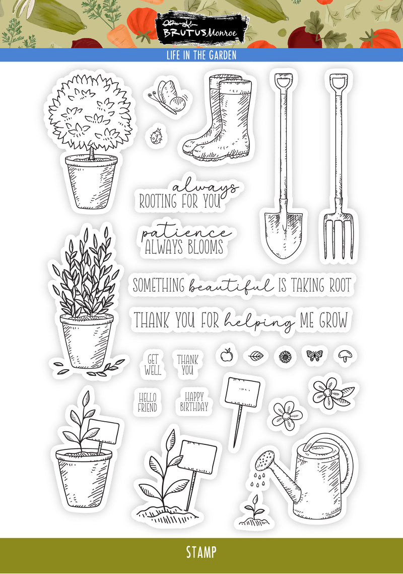 Life in the Garden | 6x8 Stamp Set